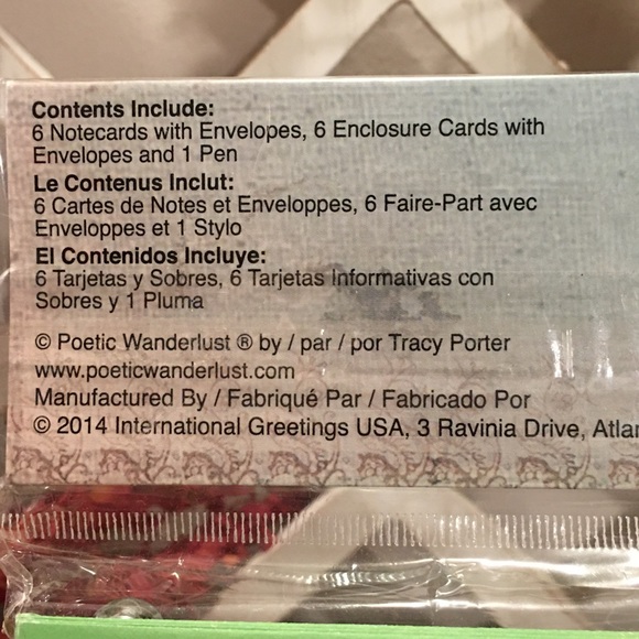 Blank Card Stationery Set with Pen CLEARANCE - Picture 6 of 6